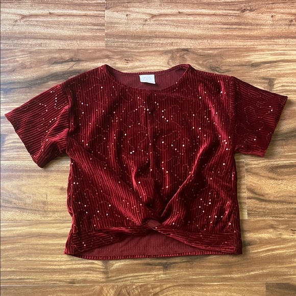 5 Zara Kids Holiday Bundle Sequined Dress Cable Knit Sweater Sparkly size 8-9 - Picture 4 of 12